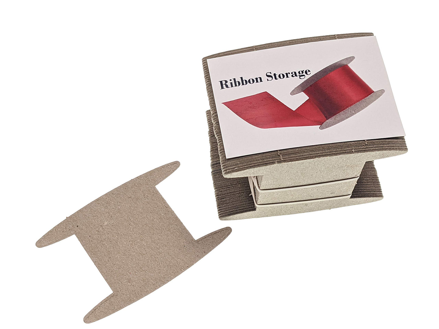 The Original Craft Organizer - Ribbon Spools (50) & Wrapping Paper Storage Bin - Twine Storage &