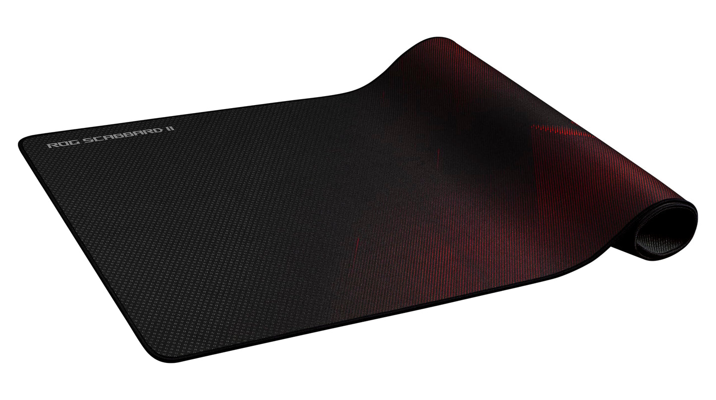 ASUS ROG Scabbard II Extended Gaming Mouse Pad – 35.4” x 15.7” (Extended/XXL Size), Smooth Glide