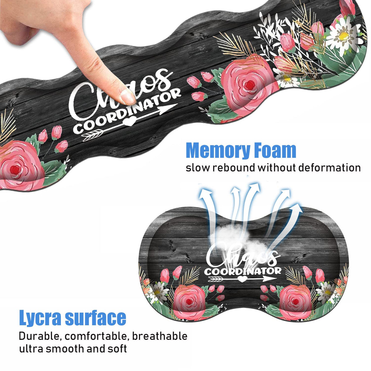 Ergonomic Keyboard Wrist Rest & Mouse Pad Wrist Rest Set,Large XXL Gaming Desk Mat 31.5"x