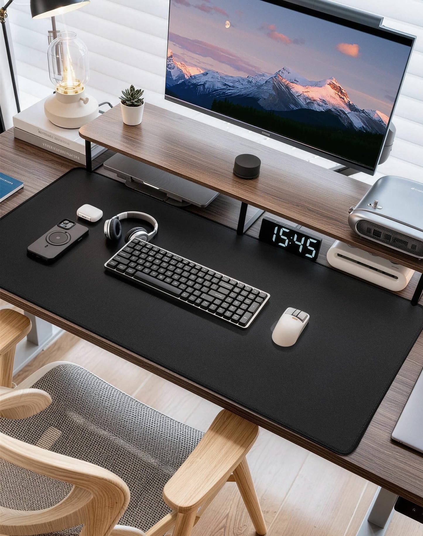 Reniteco Waterproof Large Office & Gaming Mouse Pad, 27.6" x 11.8", Black
