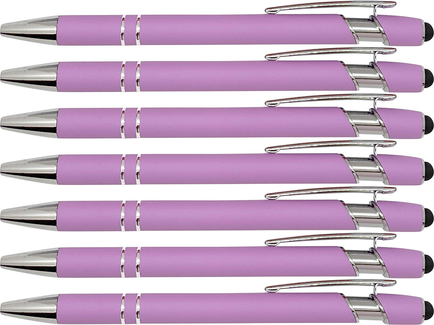 Pastel Rubberized Soft Touch | Pastel Colors | Ballpoint Pen with Stylus Tip a stylish, premium