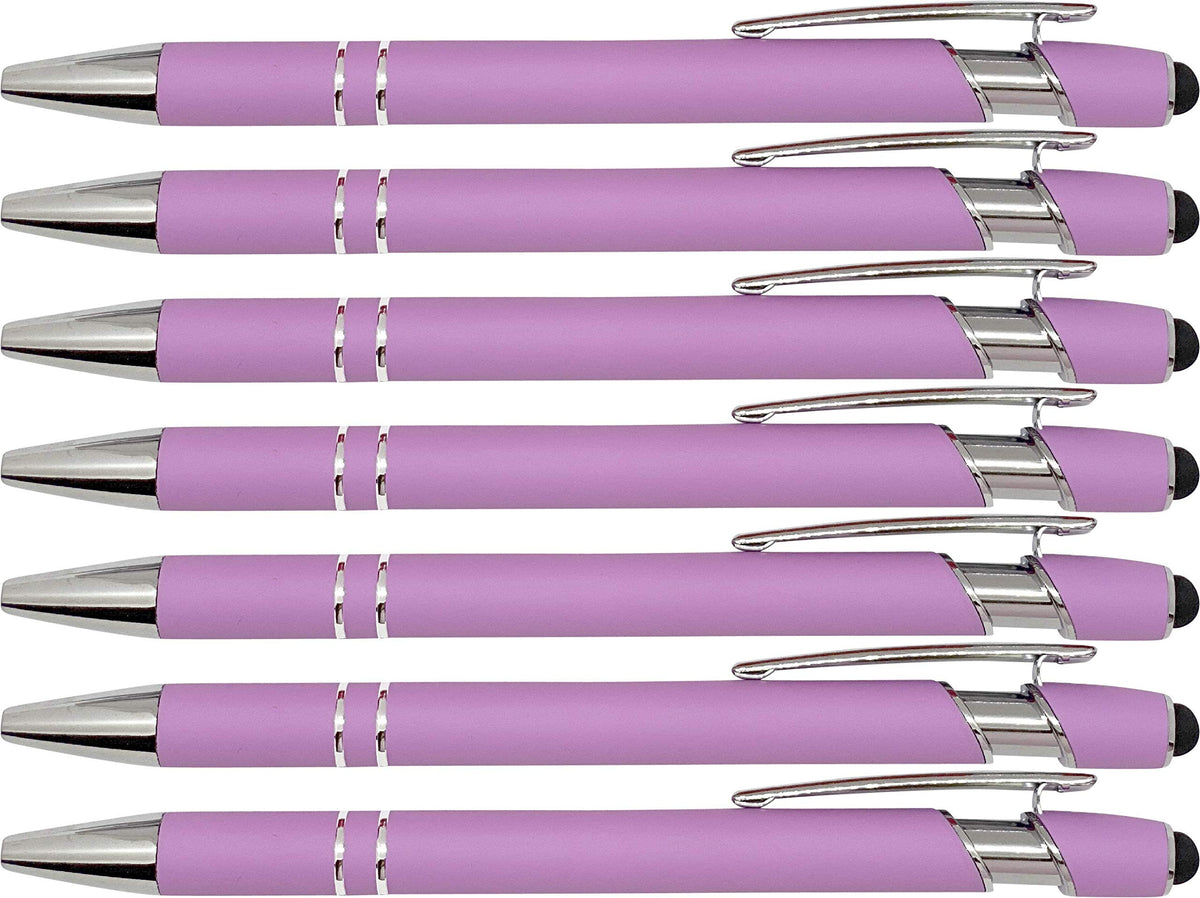 Pastel Rubberized Soft Touch | Pastel Colors | Ballpoint Pen with Stylus Tip a stylish, premium