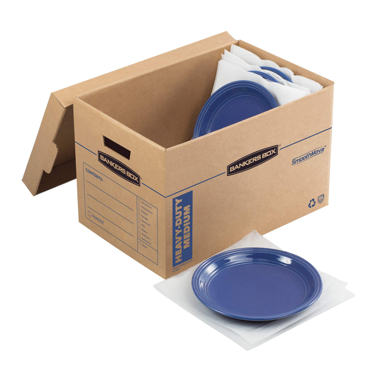 Bankers Box 1-Pack Kitchen Kit Moving Box with Dividers