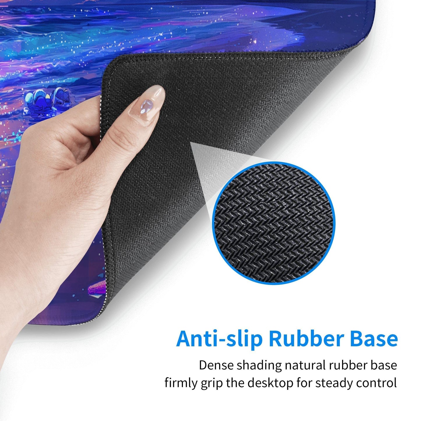 Beach Mouse Pad Extended Large Gaming Mouse Pad XL Stitched Edges for Gamer Home Office 31.5 X 11.8