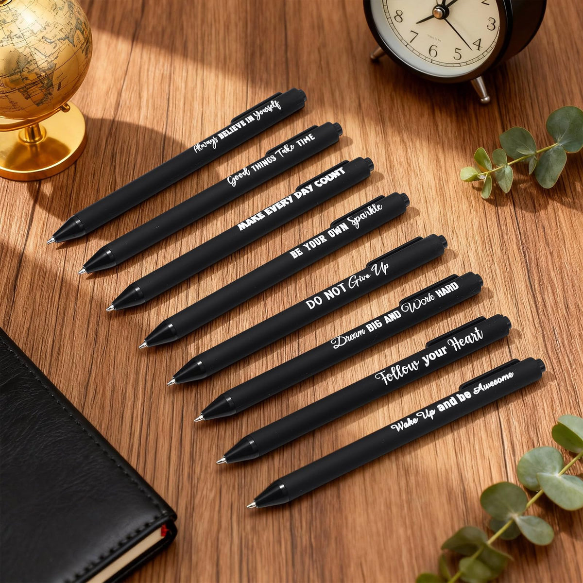 Sayglossy 80 Pcs Motivational Pens Christian Ballpoint Pens Inspirational Quotes Writing Tool Small