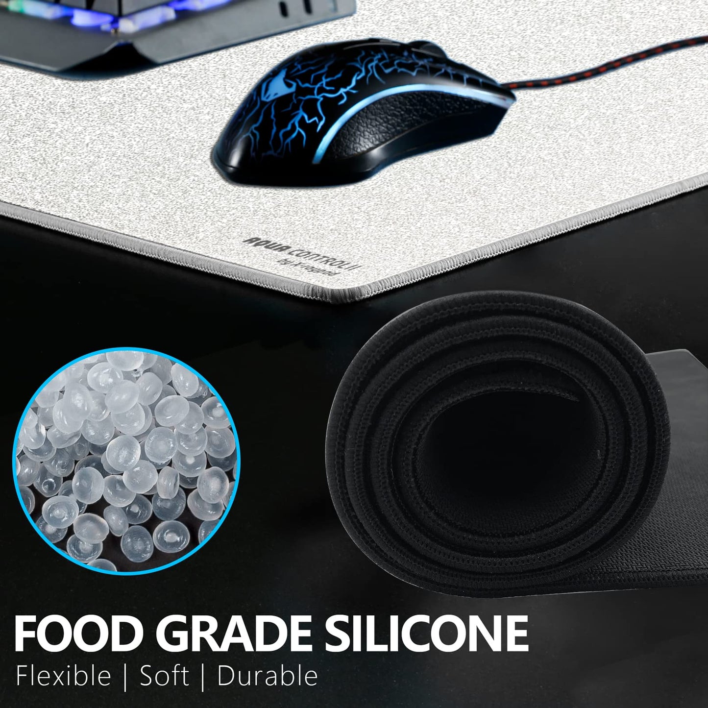 X-Raypad Aqua Control 2 Gaming Mouse Pad, Ultra-High Precision Mouse Pad with Perfect Speed and