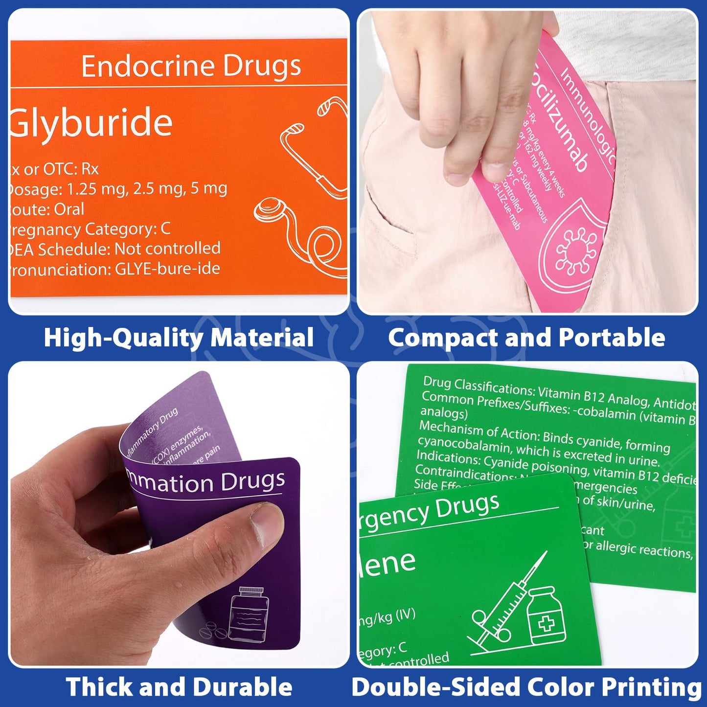 gisgfim Top 300 Drugs Flashcards Pharmacology Flash Cards Nursing School Essentials with Drug Names