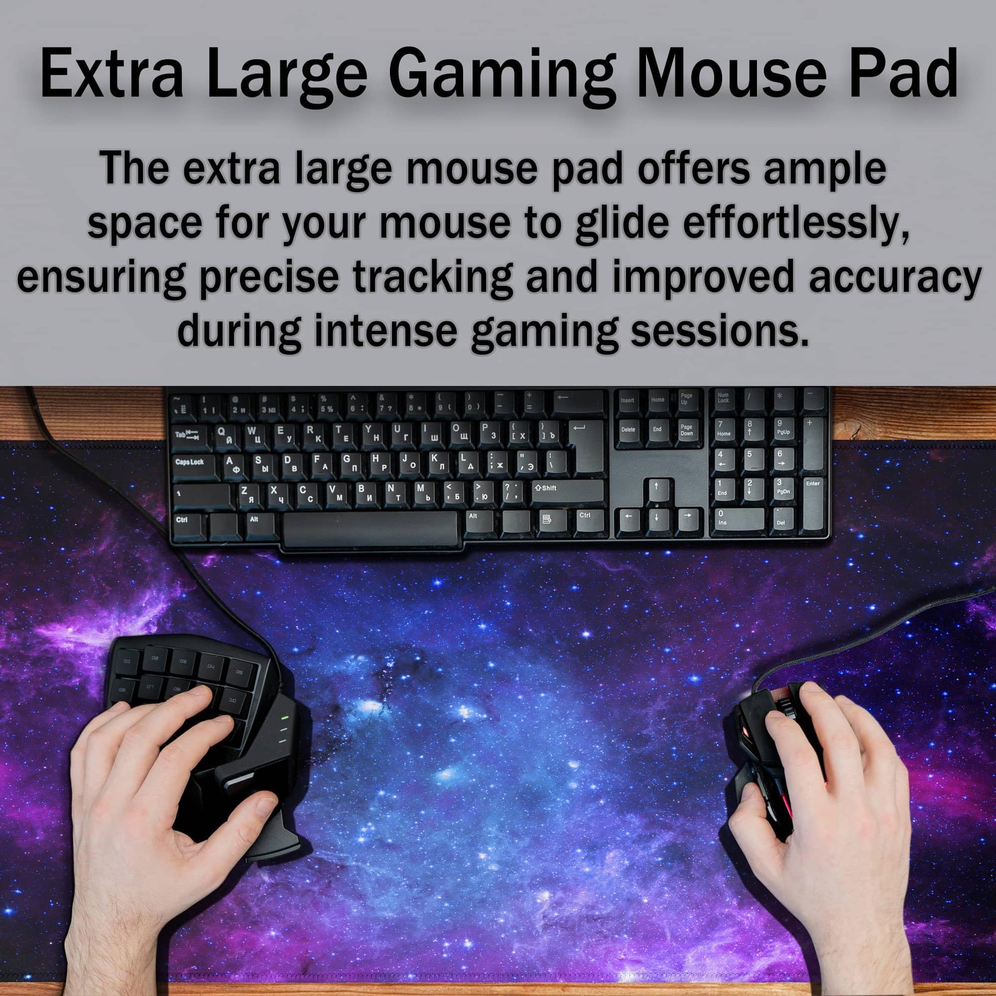 Samgula Mouse Pad Computer Desk Accessories Office Pad, Big Mouse Pads Desktop Mat, XXL Mouse Pad