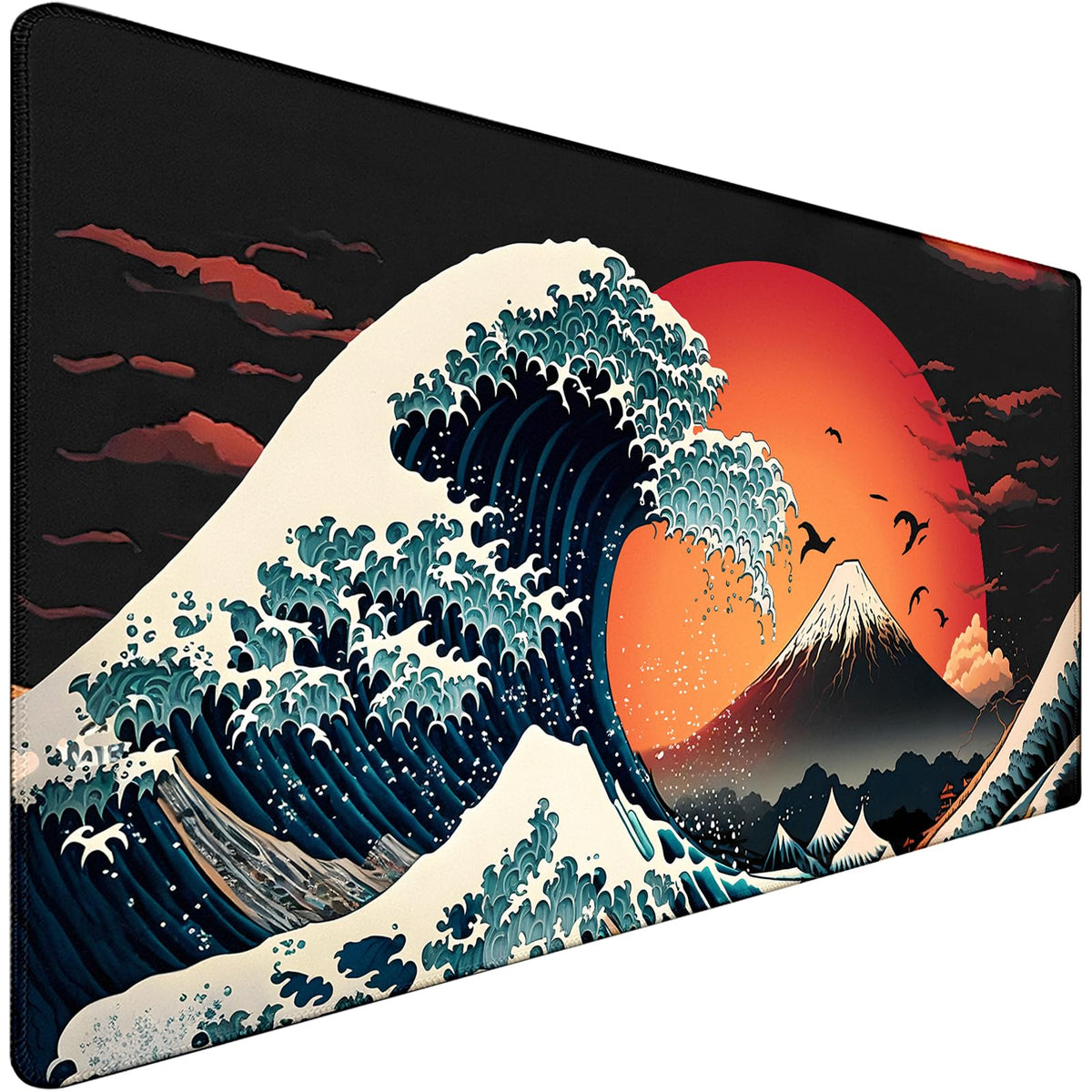Big Mouse Pad, Upgrade Durable 31.5"x15.7" Larger Extended Mouse Pad for Gamer with Stitched Edges