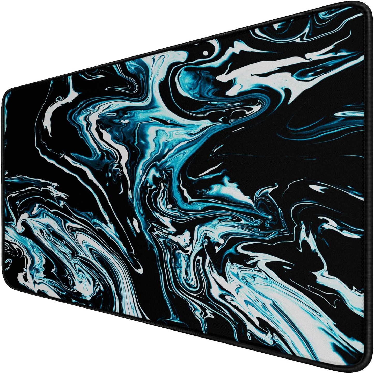 Gaming Mouse Pad with Stitched Edges, Non-Slip Natural Rubber Base