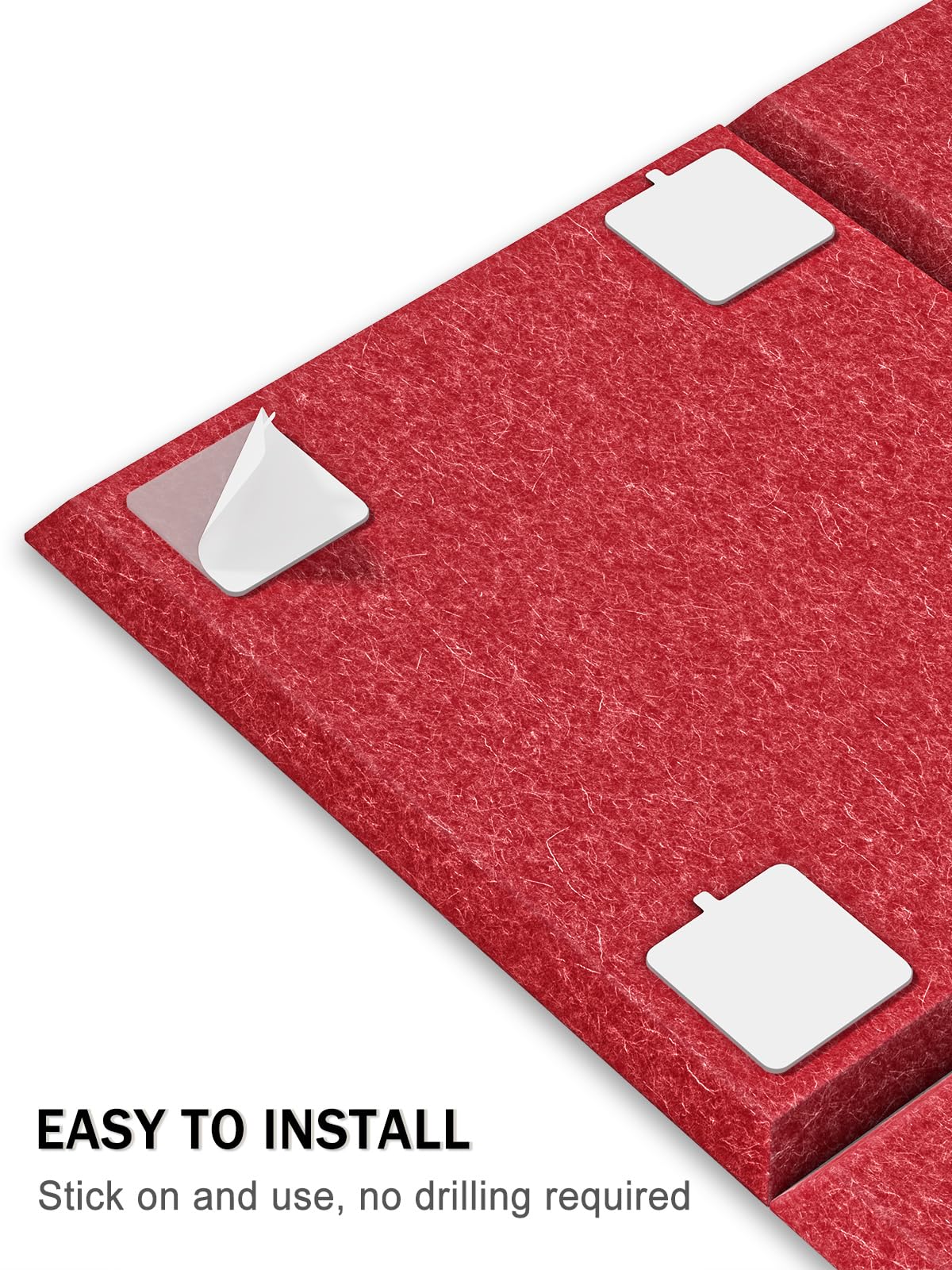 Hsurbtra Large Cork Board for Wall 36 x 24 Inch, 6 Pack Felt Bulletin Notice Board with Pushpins