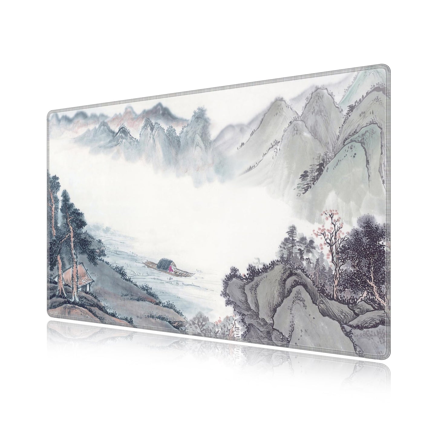 LL-COEUR XXL Landscape Gaming Mouse Pad Computer Keyboard Mat Office Desk Pad (Landscape 1, 23.6" x