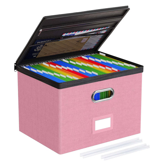 Oterri File Box Large 1-Pack Hanging Organizer for Letter/Legal-Size Folder