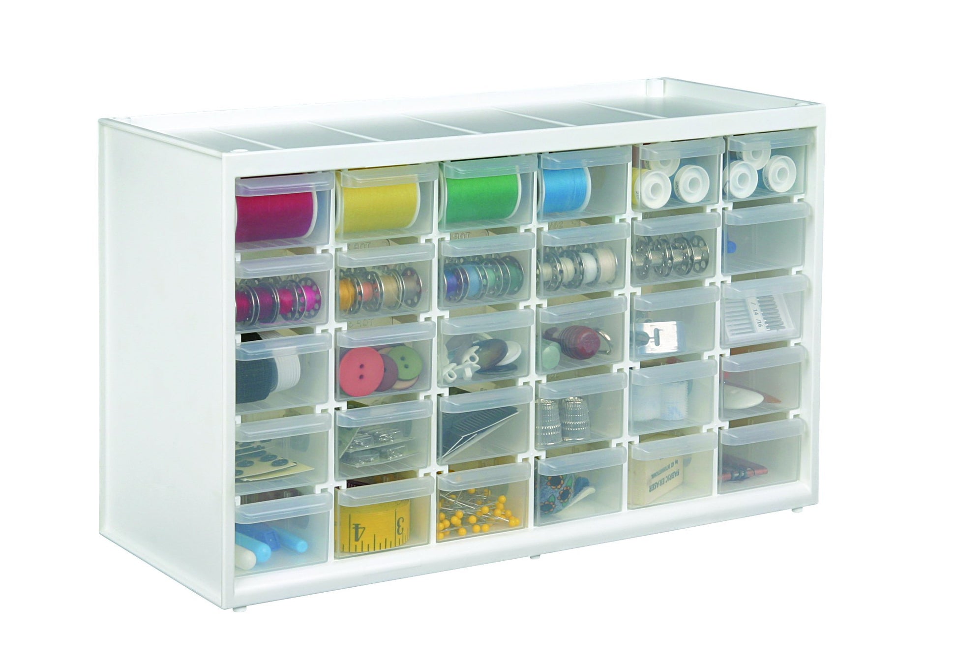 ArtBin 6830PC Store-In-Drawer Cabinets - Wall Mountable Storage Cabinet with 30 Drawers, Art &
