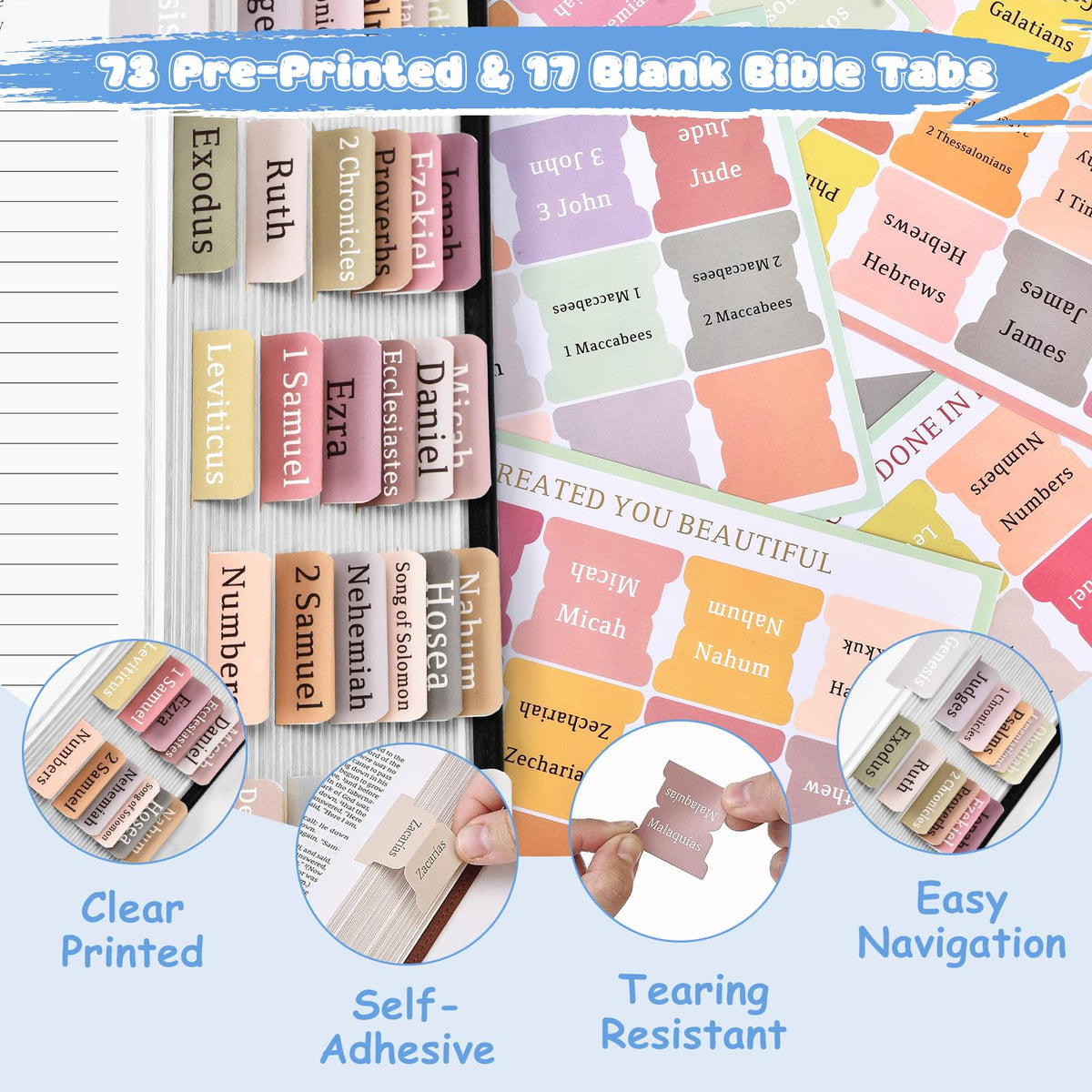 DazSpirit 25Pcs Bible Journaling Kit, Bible Study Supplies for Women