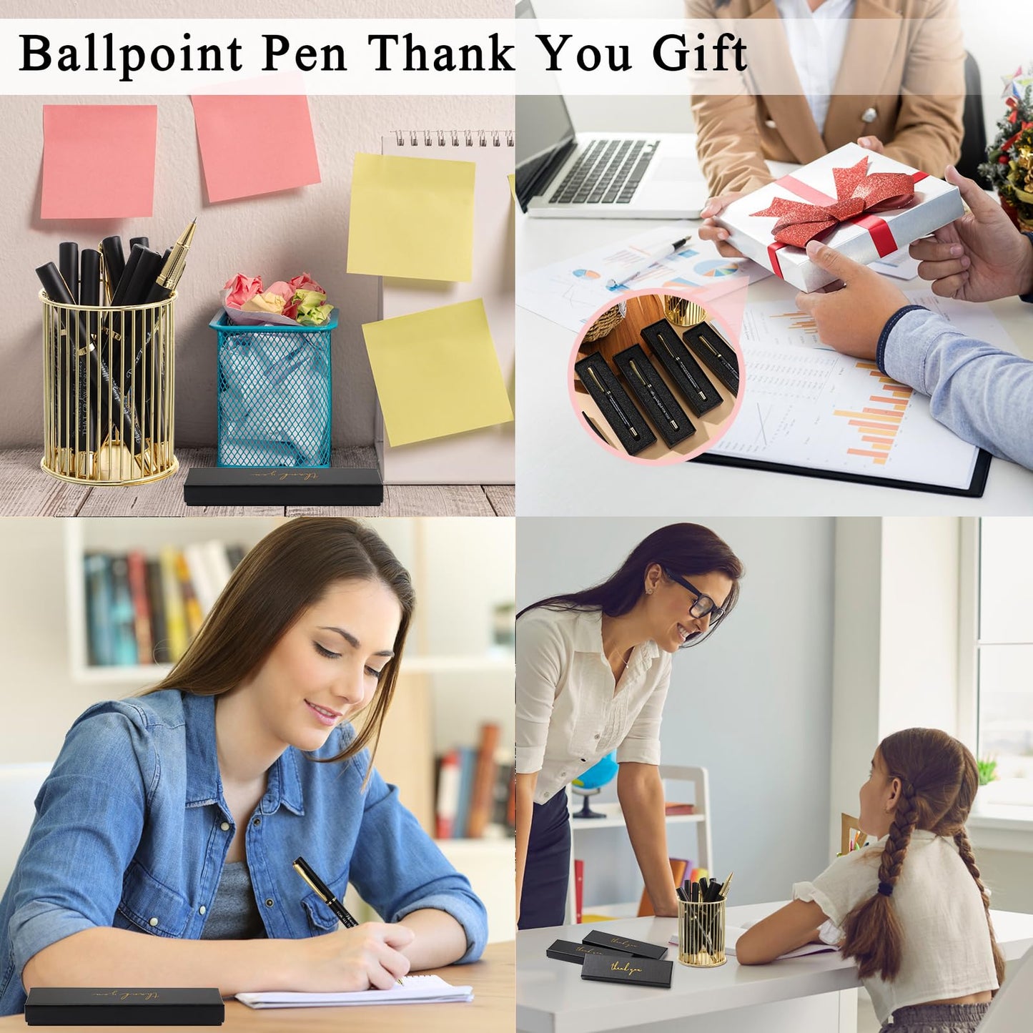 PerKoop 10 Sets Thank You Gifts, Appreciation Pens with Boxes for Men Women