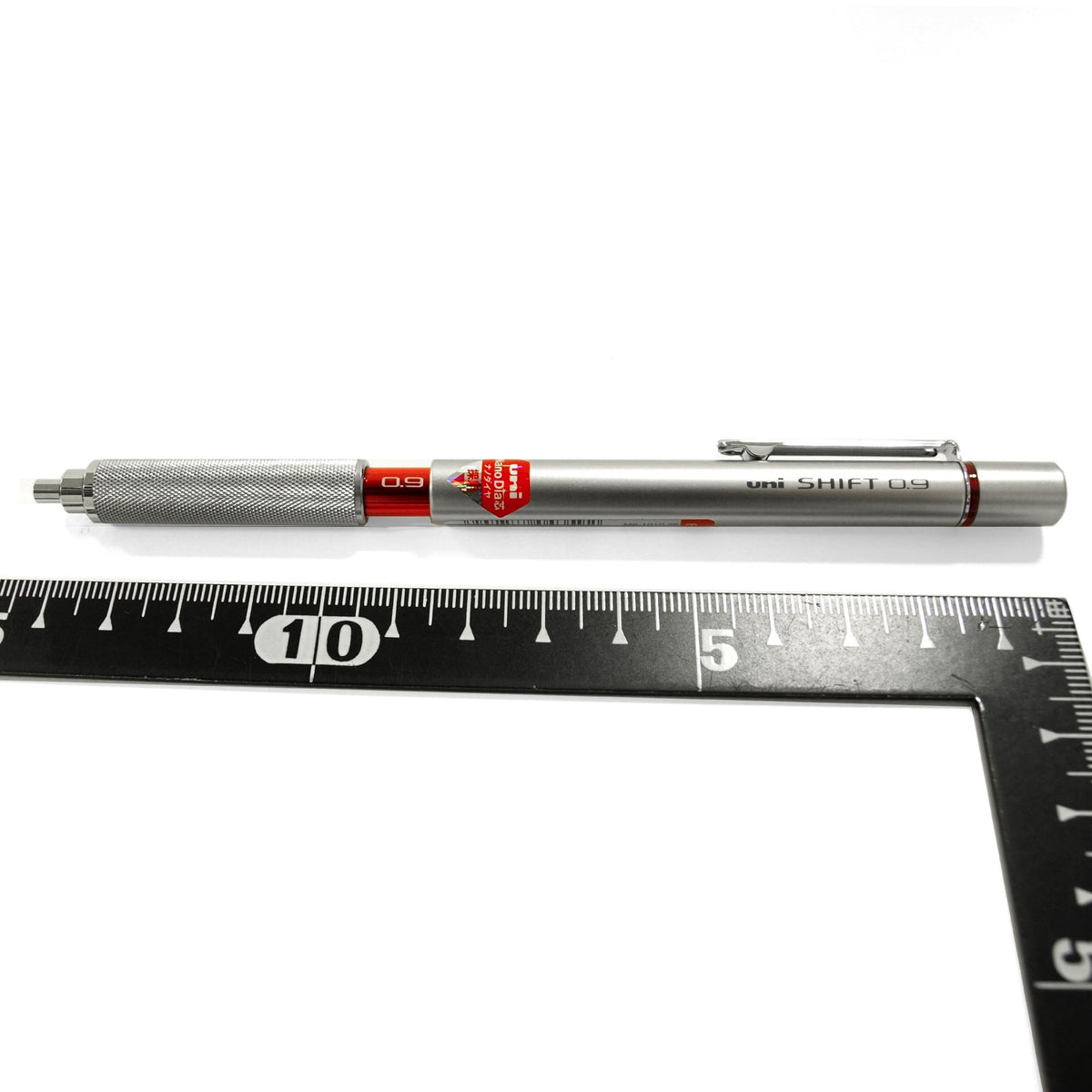 Uni M71010.26 Shift Pipe Lock Drafting 0.7mm Pencil, Silver Body with Orange Accent (M71010.26)