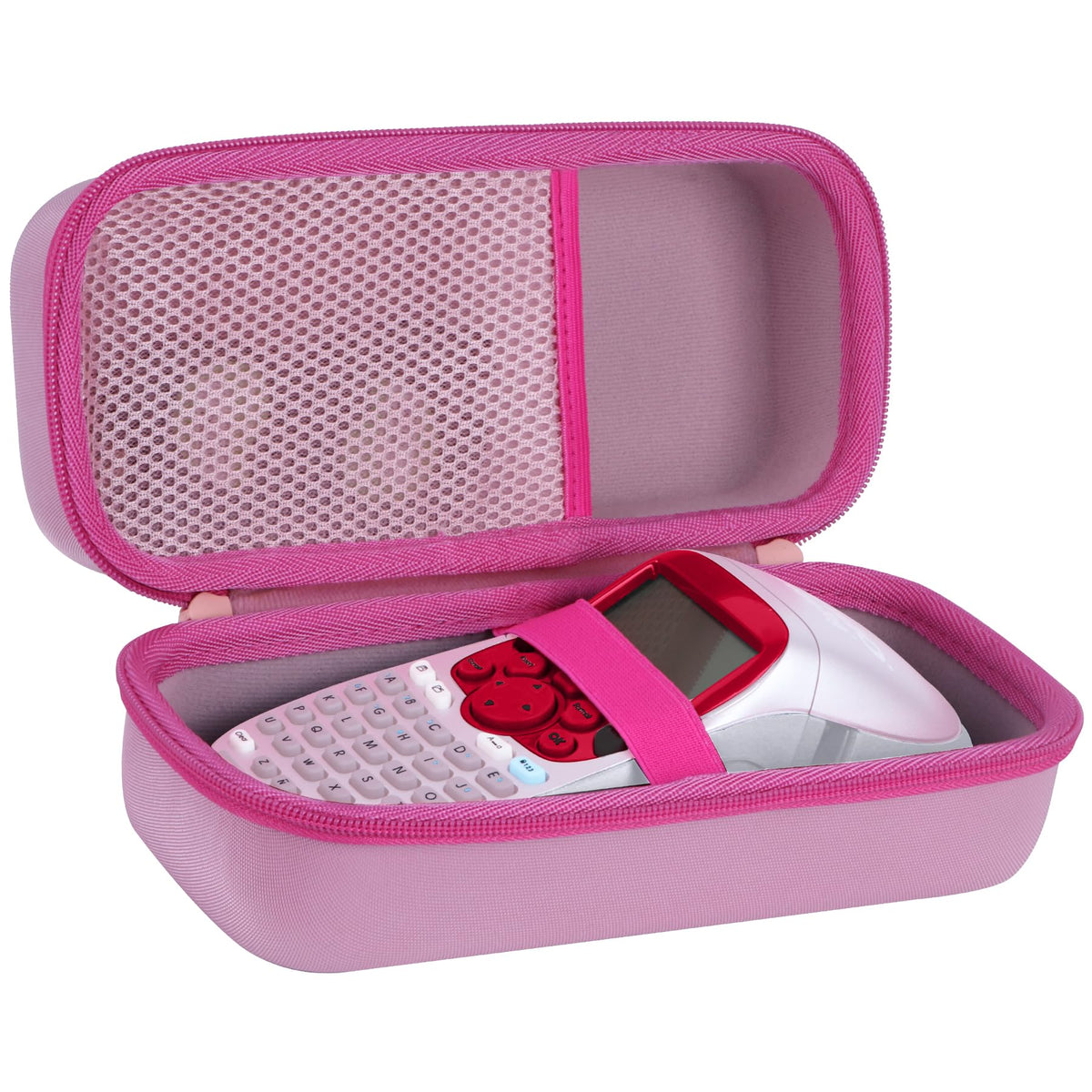 Lebakort Storage Case Compatible with DYMO LetraTag 100H / 100H Plus Handheld Label Maker (Pink