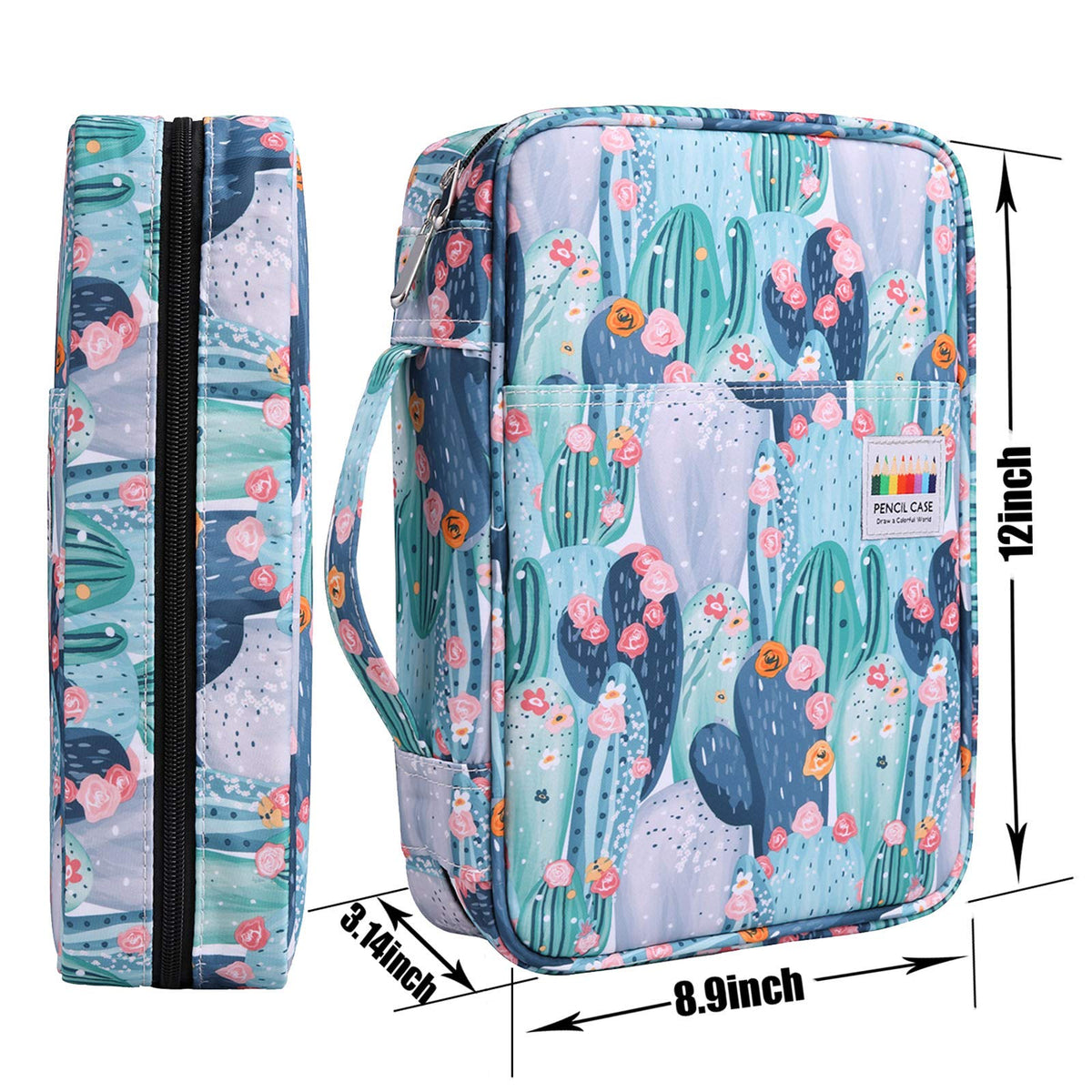 AYVANBER Colored Pencil Case 220 Slots Gel Pens Holder Waterproof Organizer Bag Portable Artist