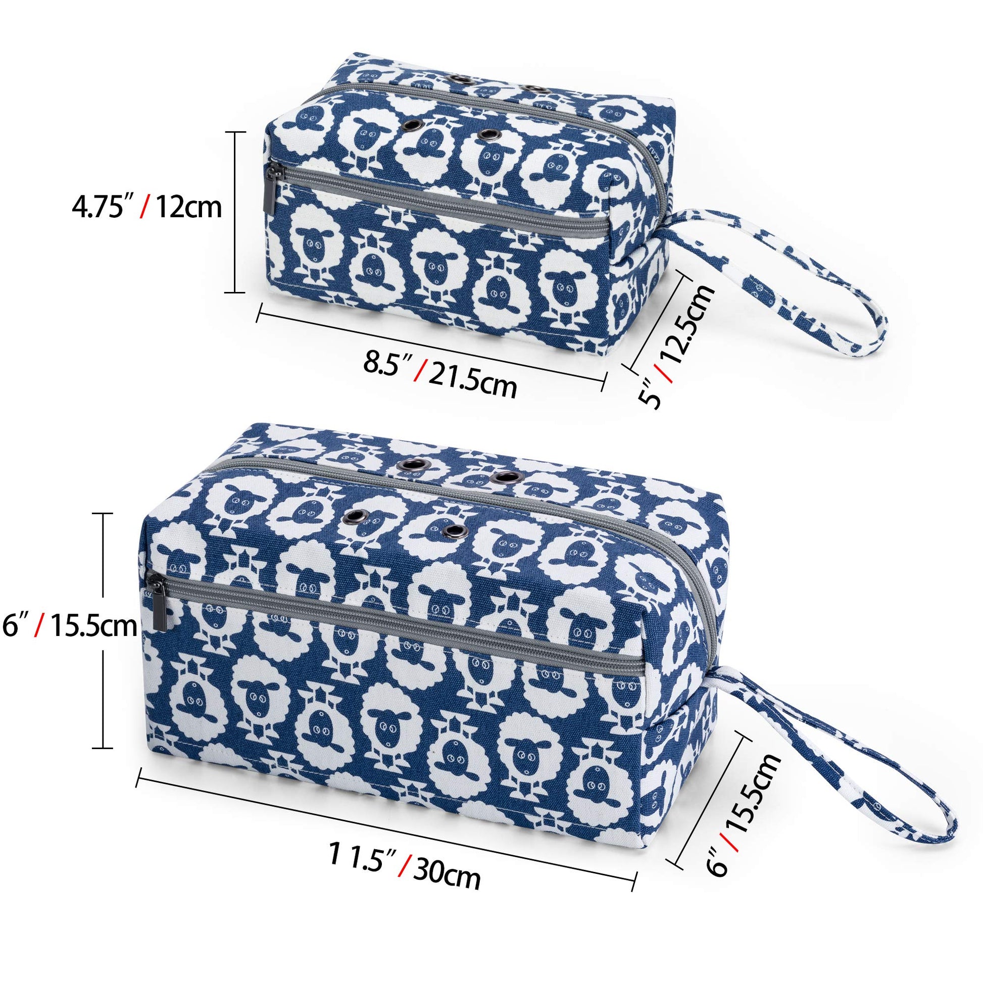 LUXJA Large Yarn Storage Bag for Yarn Skeins, Sheep