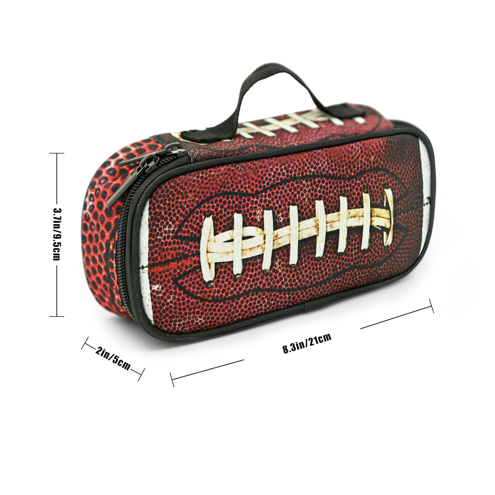 Droerfes Football Pencil Case Pencil Pouch Large Capacity Pen Bag School Office Organizer