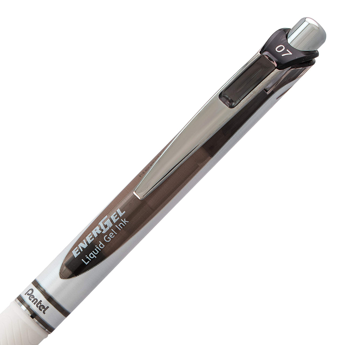 Pentel EnerGel Pearl RTX Retractable Liquid Gel Pen, (0.7mm), Medium Line, Needle Tip, Black Ink