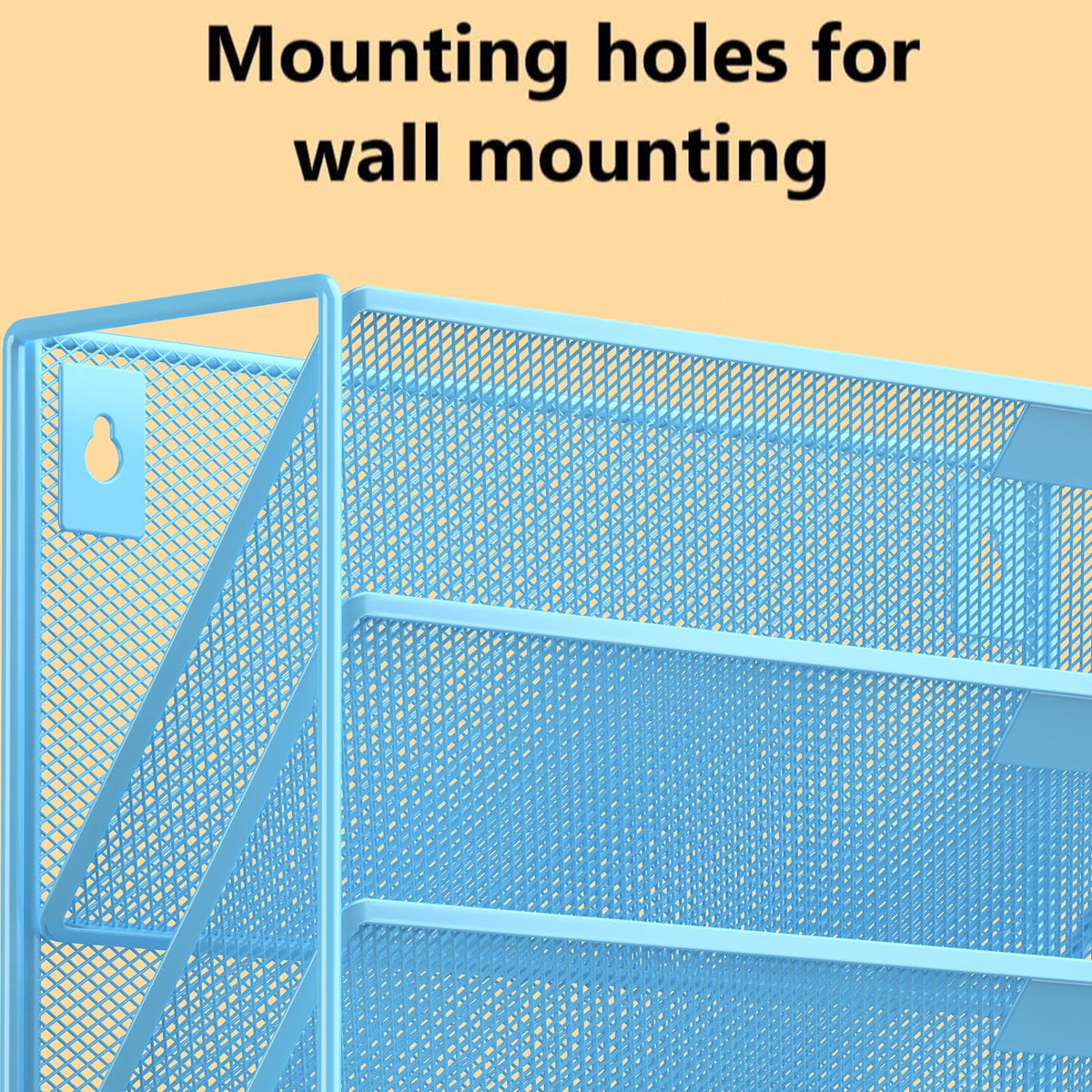 Kuntine.B Wall File Organizer Office Hanging Magazine Holder Wall File Organizer for Office Home