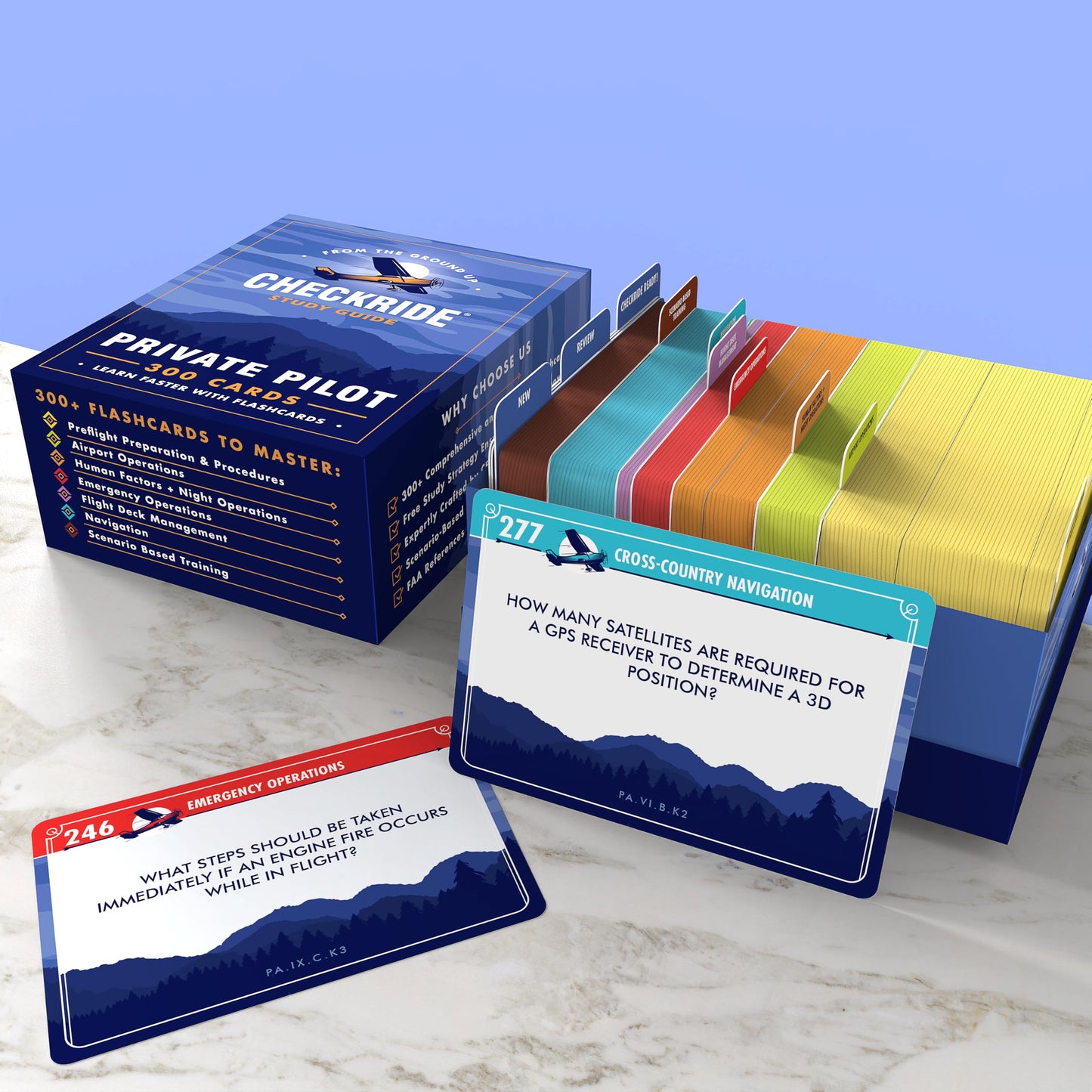 Private Pilot Flashcards | 308 Oral Exam & Written Test Study Cards | ACS Task Code Organized |