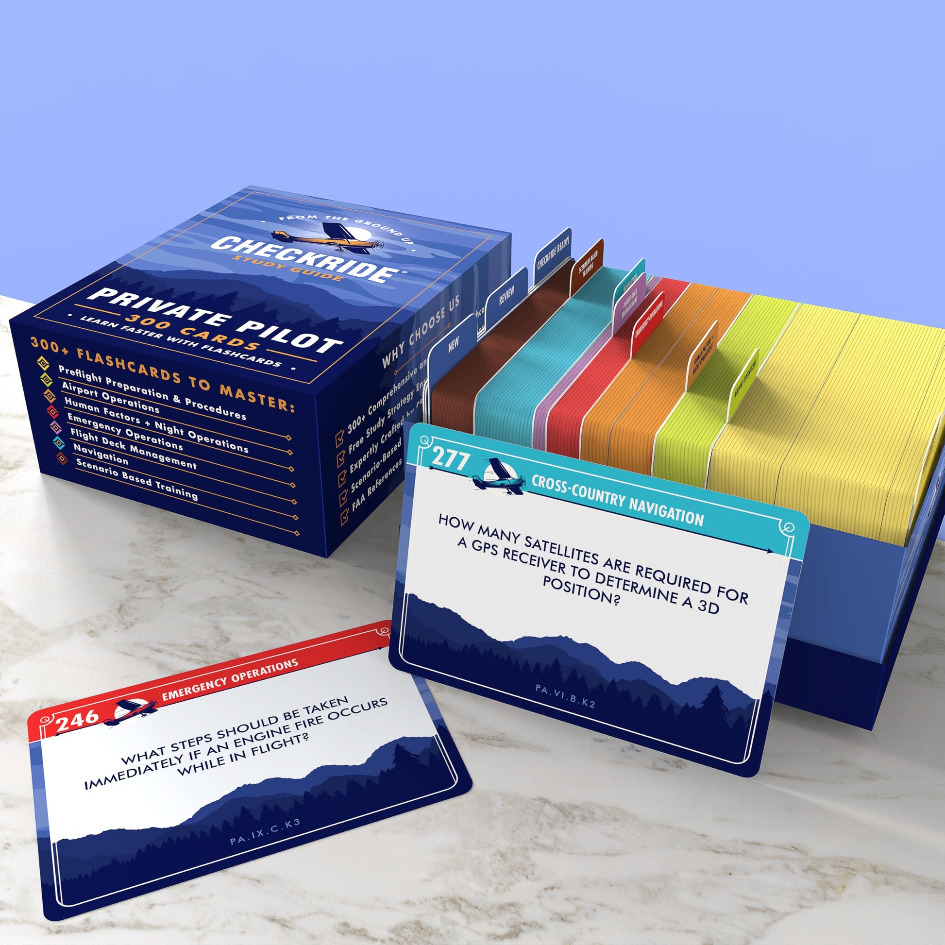 Private Pilot Flashcards | 308 Oral Exam & Written Test Study Cards | ACS Task Code Organized |