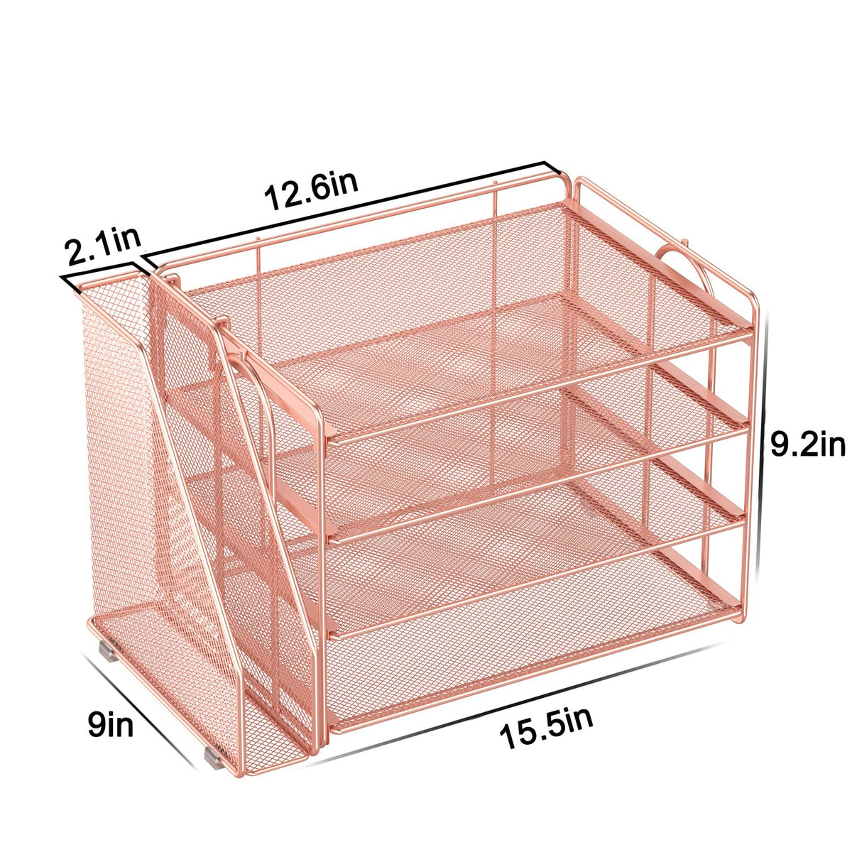 Spacrea Desk Organizers and Accessories, Paper Organizer for Desk with File organizer, Desk