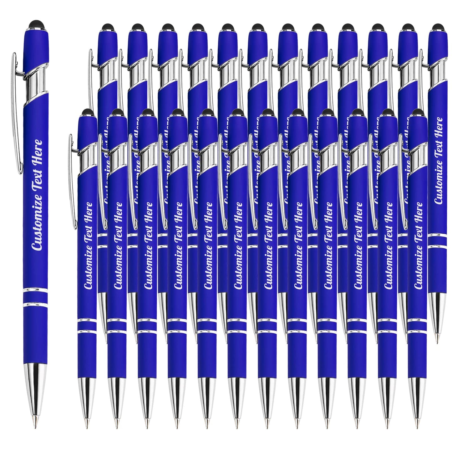 Up to 500 Personalized Pens Bulk Custom Ballpoint Pens with Business Name Message Logo, Customized