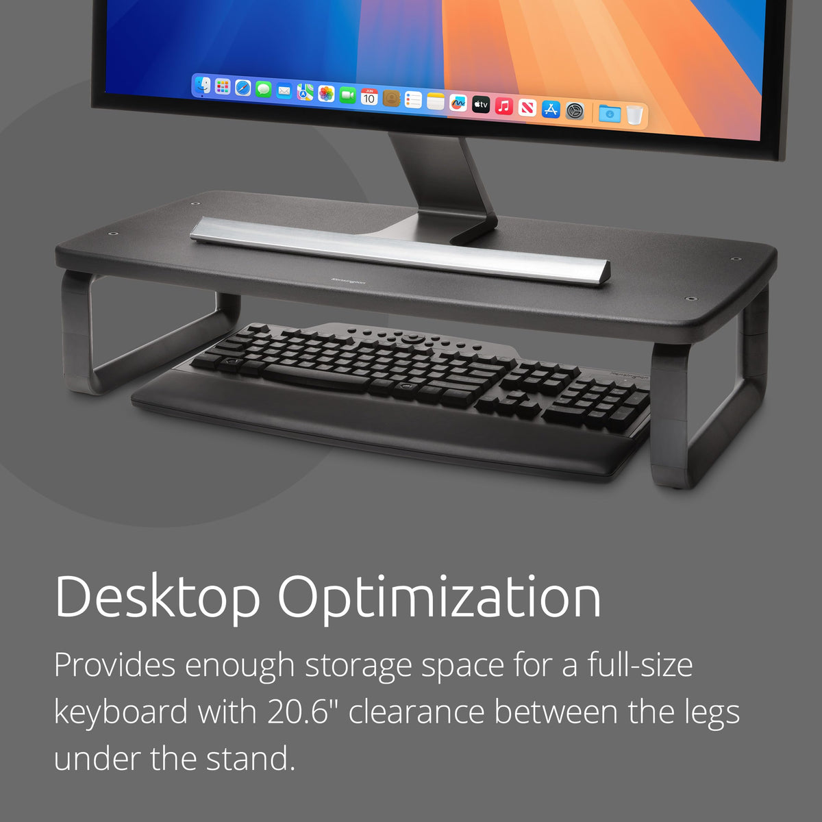 Kensington SmartFit Extra Wide Monitor Stand (K52797WW) Black