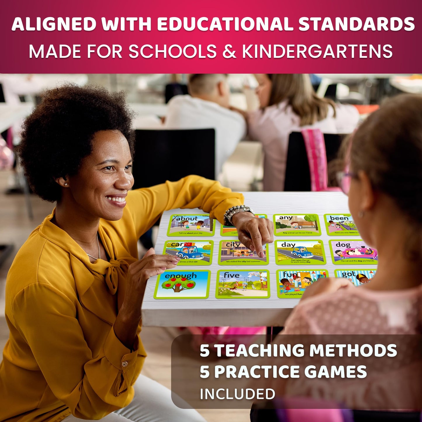Flash Cards for Kids Ages 4-8 - Preschool Educational Reading Flashсards