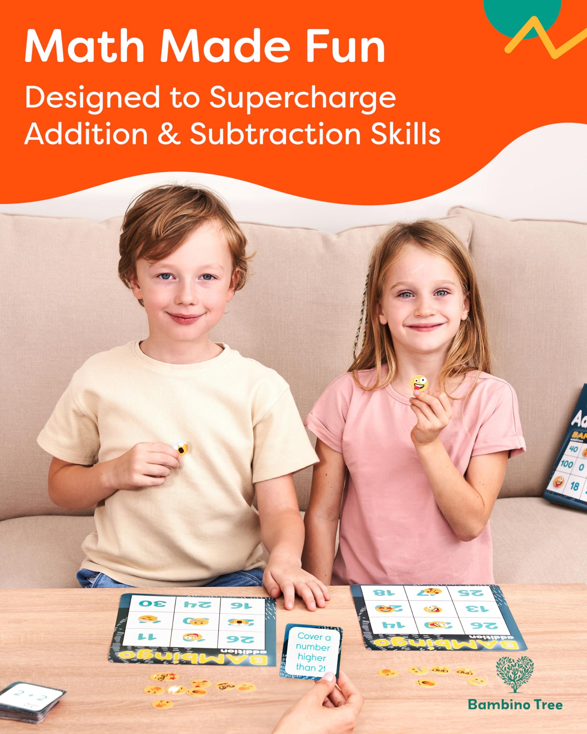 BAMBingo Addition and Subtraction Facts Bingo Game