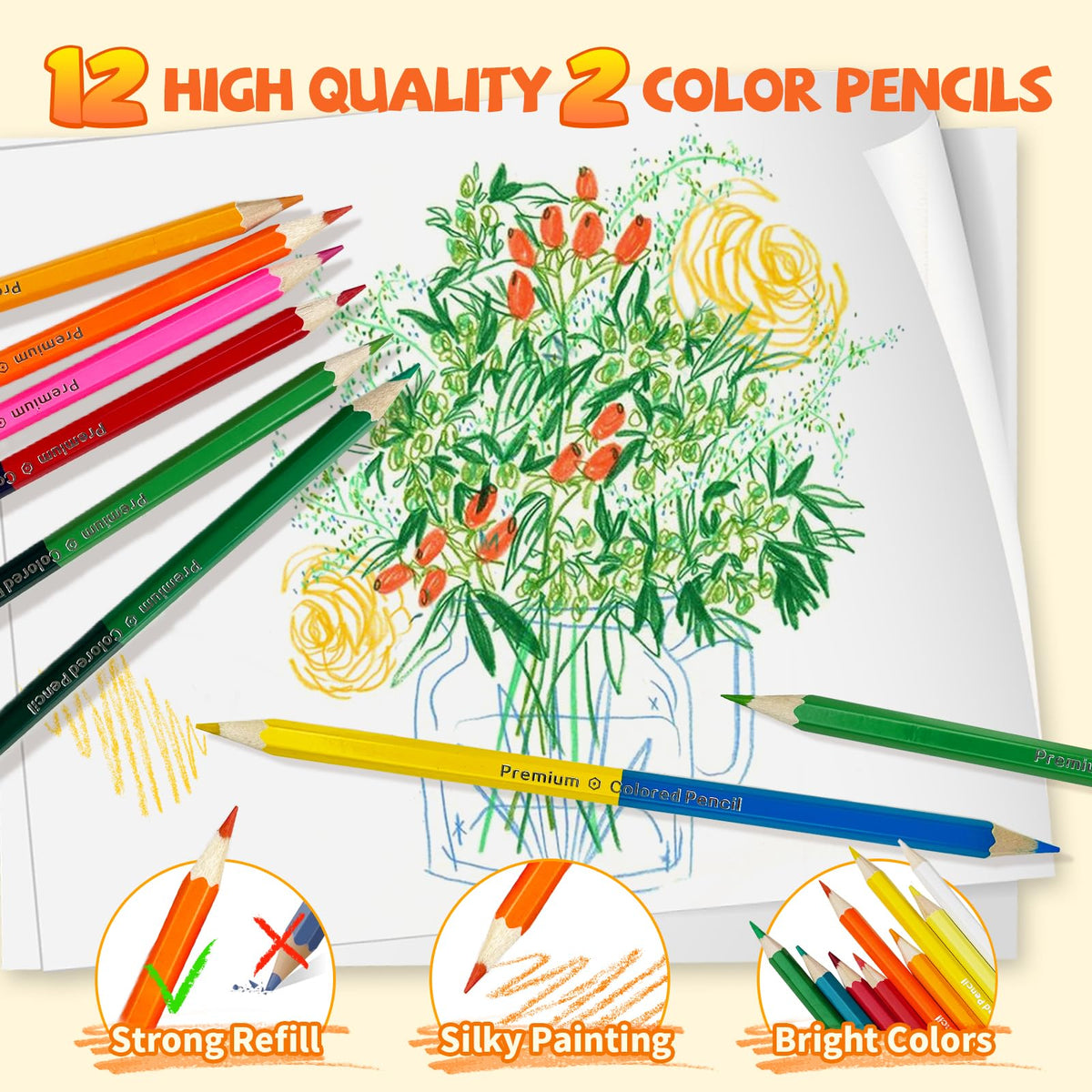 Cokiki Drawing Set for Kids 6-12, 184 Piece Joy Train Drawing Kit