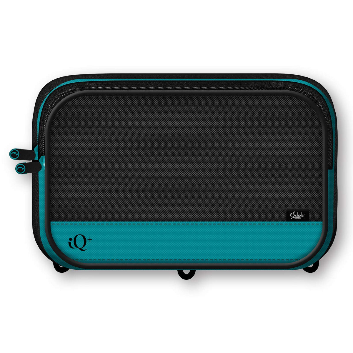 iScholar iQ+ 2 Pocket Expanding Binder Pouch with Pen Holder, Teal (55030-TL)