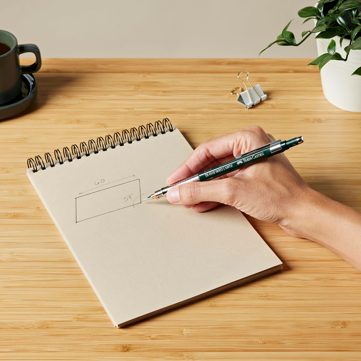 Faber Castell Mechanical Pencil, TK Fine Vario, 1.0mm (135900)