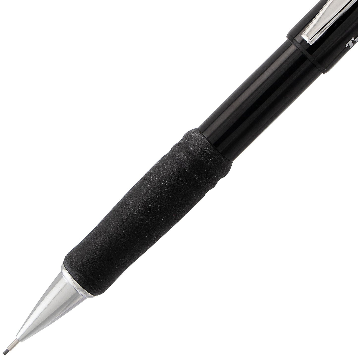 Pentel Twist-Erase III Mechanical Pencil, (0.7mm), Black Barrel, 12 Pack (QE517A)