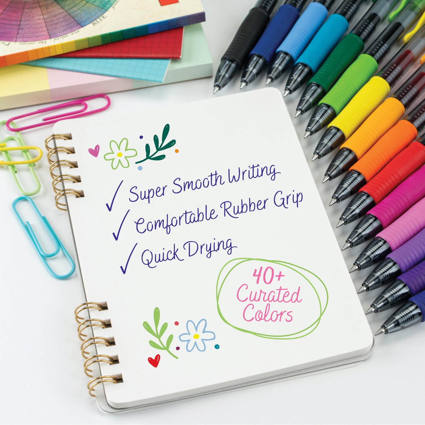 PILOT G2 Refillable and Retractable Gel Pens, 0.7mm, Assorted Inks, 10-Pack