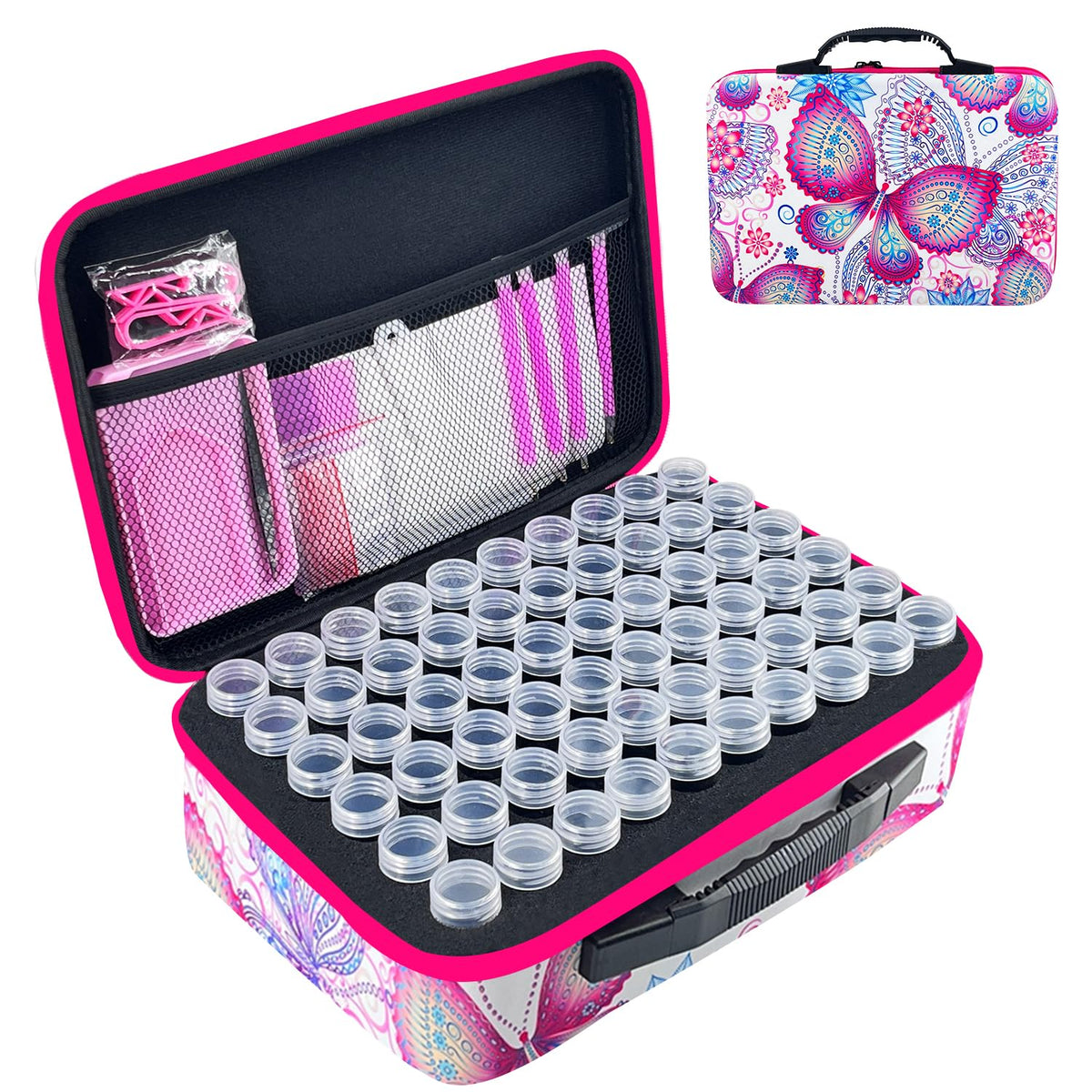 LIRUNQIU 120 Slot Diamond Painting Storage Box