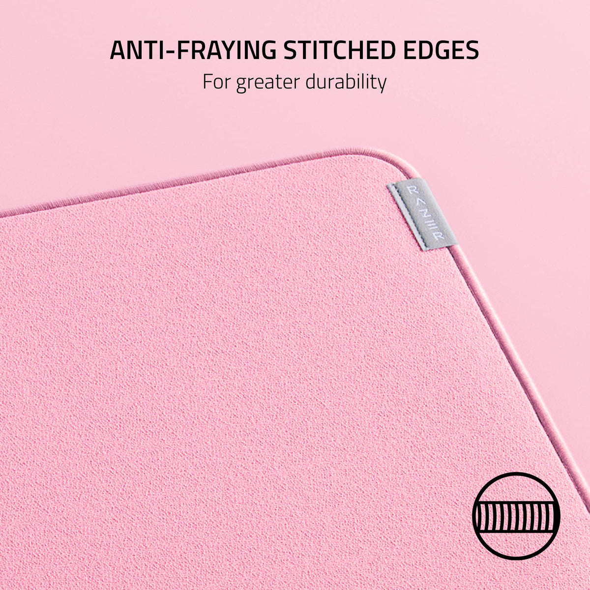 Razer Strider Hybrid Mouse Mat with a Soft Base & Smooth Glide, Pink