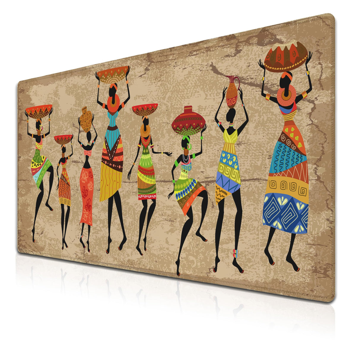 Samgula Large Mousepad African Woman Office Decor Gaming Mousepads Computer Desk Mat Mat Mouse Pad
