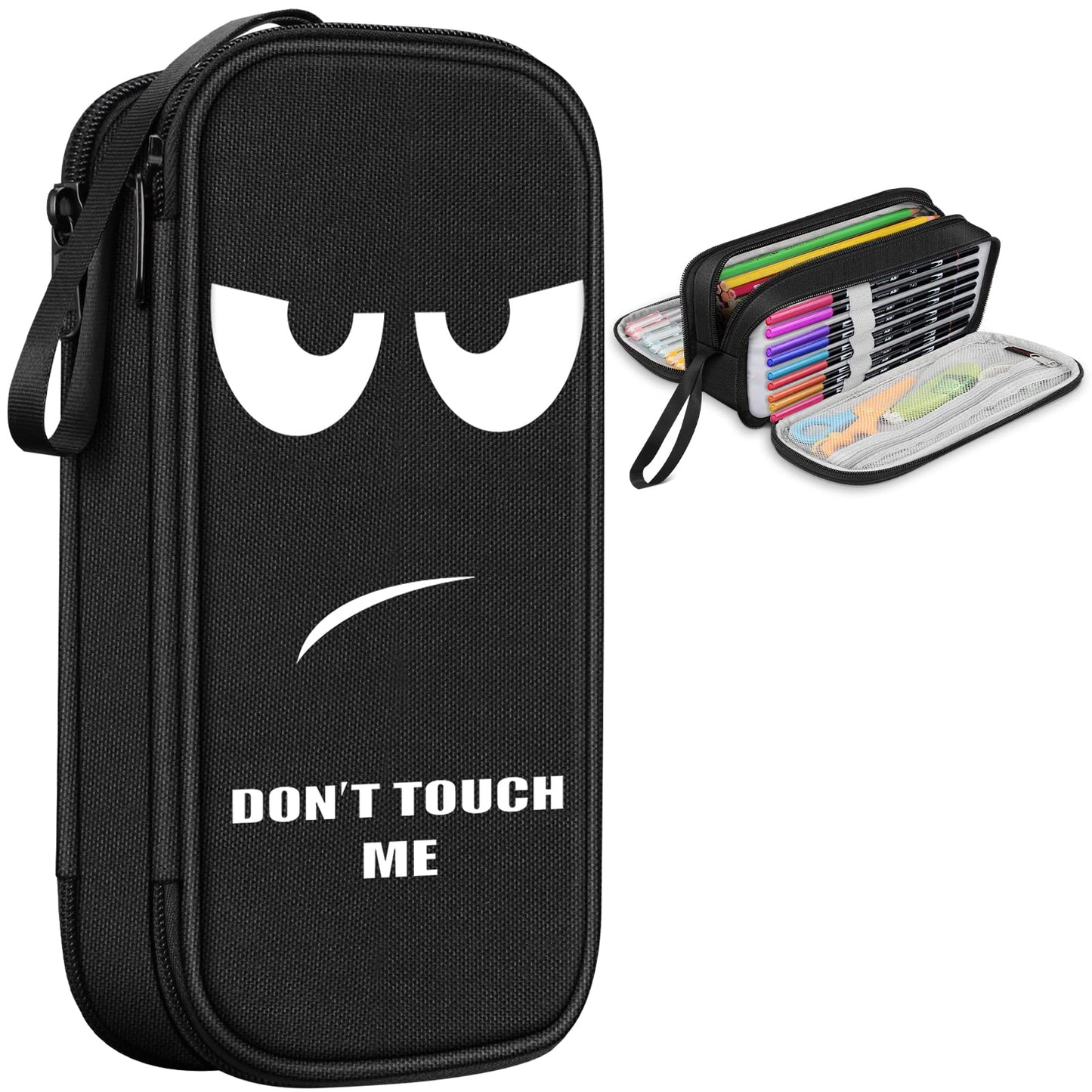 FINPAC Pencil Case, Large Capacity Pencil Box Pen Pouch