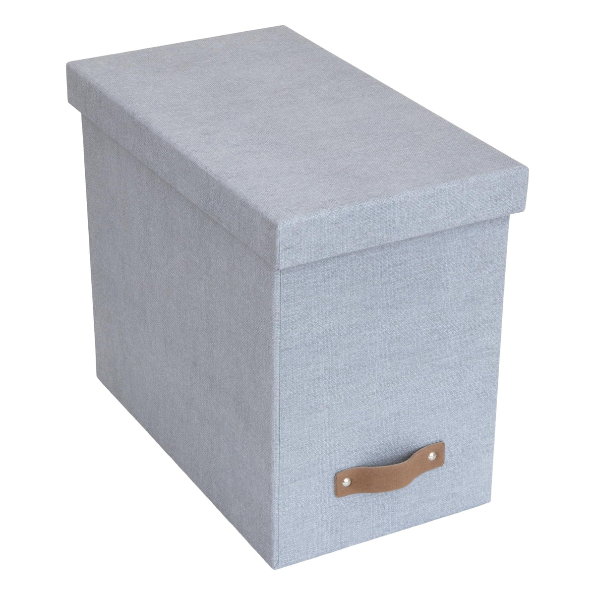 Bigso John File Box - File Storage Box and File Organizer for Important Paperwork - Durable Hanging
