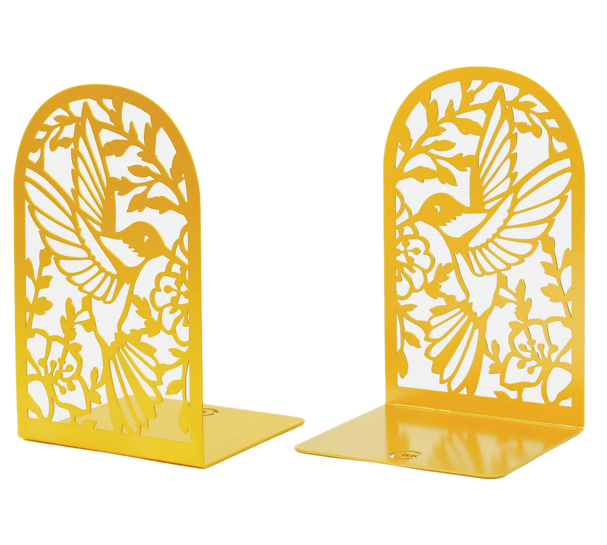 CNK Premium Metal Bookends for Home Office - Heavy Book Stoppers, Decorative Book Shelves