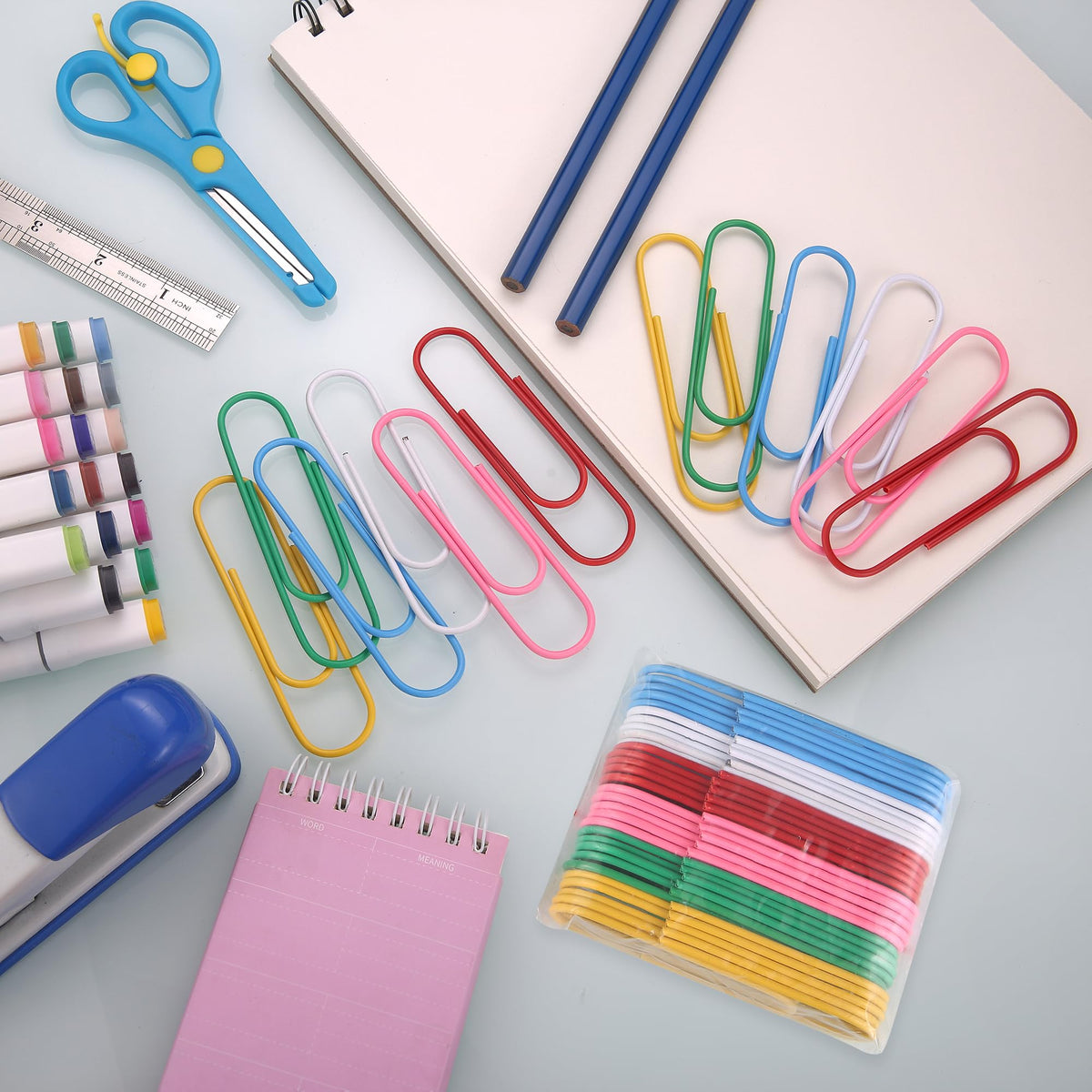 Jumbo Paper Clips,4 Inch Cute Paper Clips Large,30-Pack Paperclips for Paperwork Ideal for