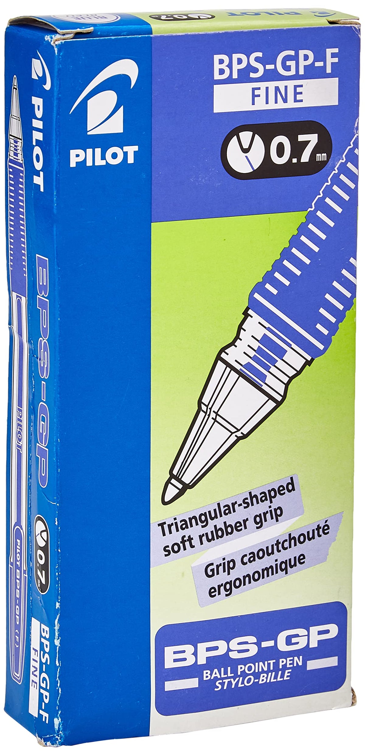 Pilot BPS - GP Grip Ballpoint 0.7 mm Tip (Box of 12) - Blue