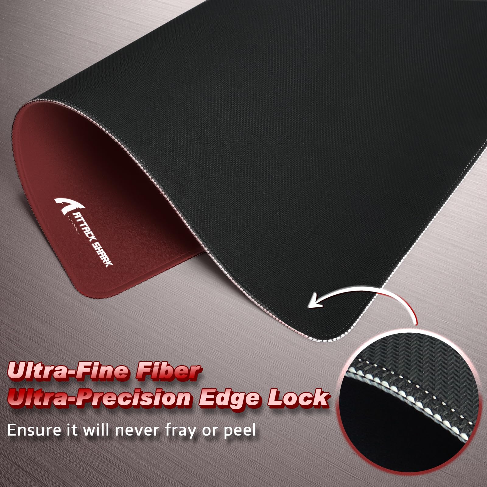 ATTACK SHARK CM02 Gaming Mouse Pad for Esports Speed Large Mouse mats for Desk Waterproof Surface