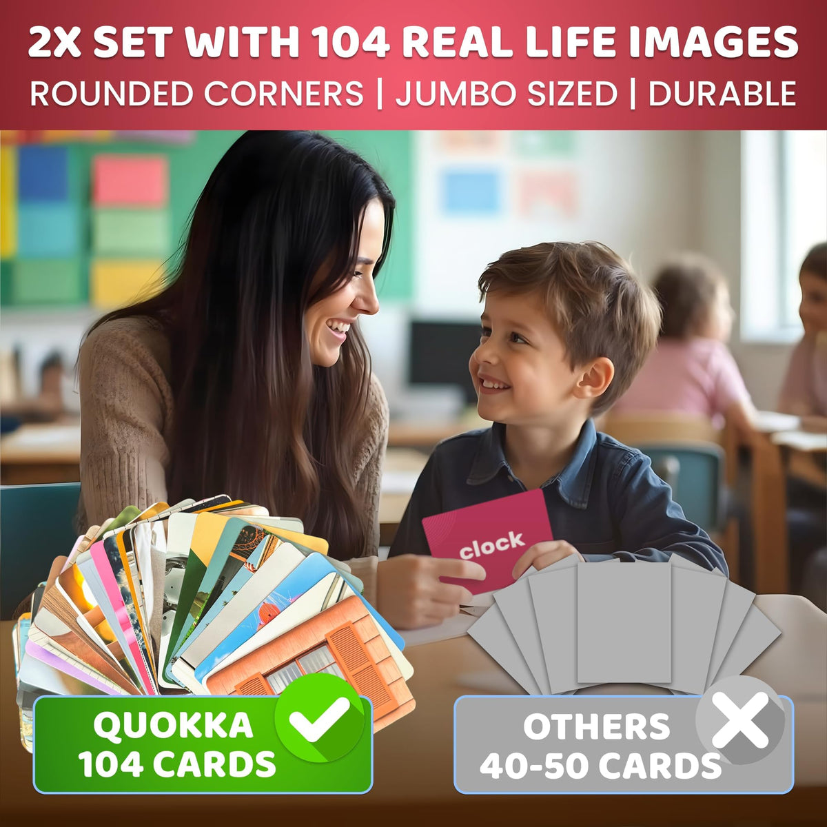 Vocabulary Builder Flash Cards for Kids Ages 4-8 — Speech Therapy Materials