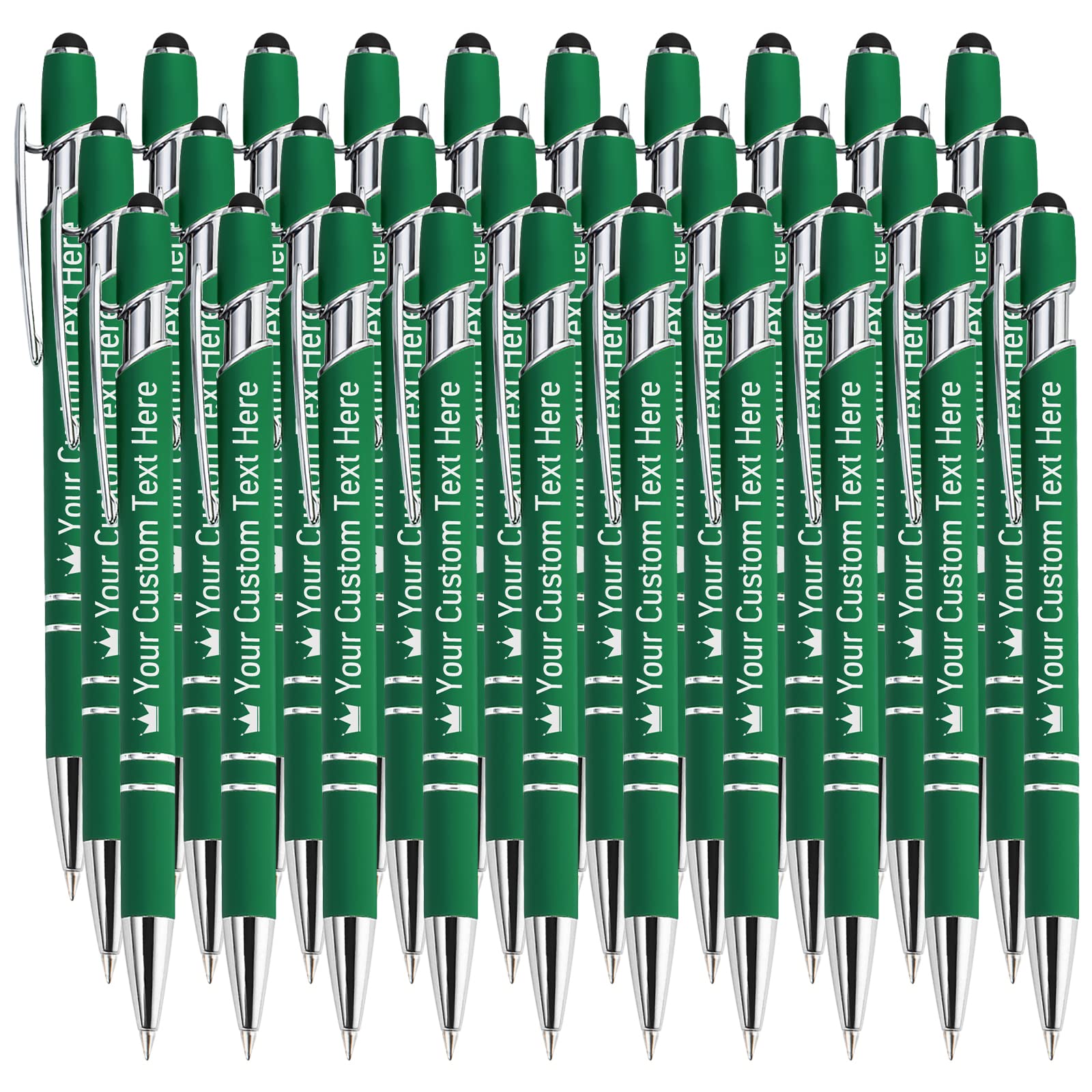 STREADVE Personalized Custom Pens with Name Engraved Logo Text Pen, Pack of 30 Customized Smooth